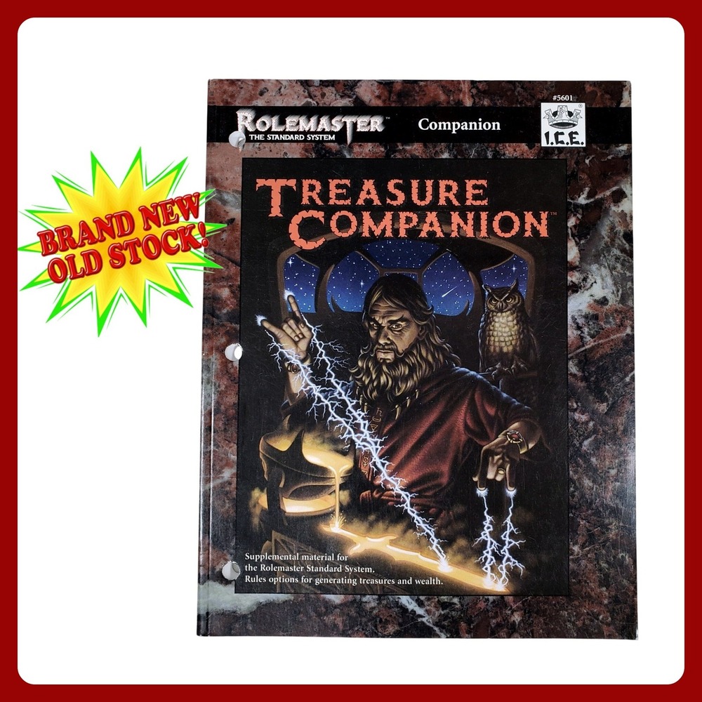 Rolemaster Treasure Companion ICE TTRPG Manual BN